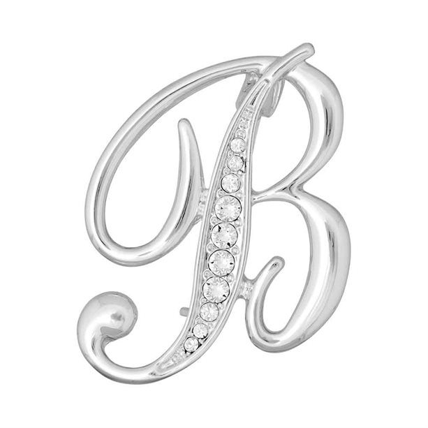 Avon Initial Brooch Embellished with Crystals from Swarovski® - C - The ...