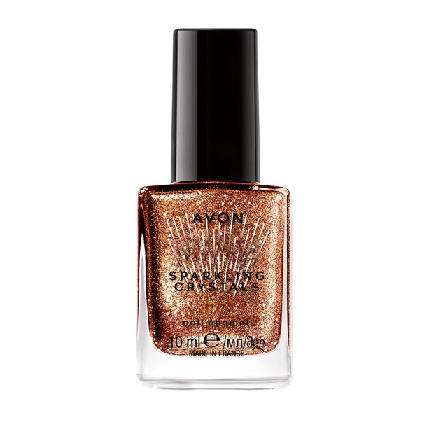 Avon Sparkling Crystals Nail Enamel - Bronze Obsession - The Cosmetics ...